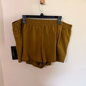 CALIA by Carrie Underwood Gold Athletic Shorts